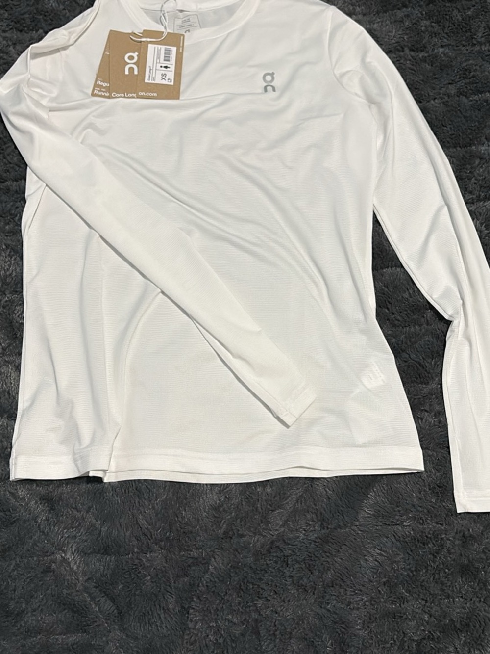 On Cloud Women’s Core Long-T - White - XS
